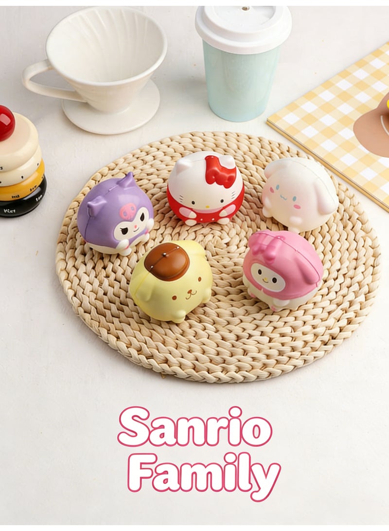 سانريو ألعاب سانريو كورومي القابلة للعصر، ألعاب مبتكرة لتخفيف التوتر، كرة ضغط لطيفة، ألعاب حسية لتخفيف التململ، على شكل شخصية، أشياء مبتكرة لأعياد الميلاد، حفلات الكوسبلاي، وتزيينات وتغليف الهدايا - Image 5